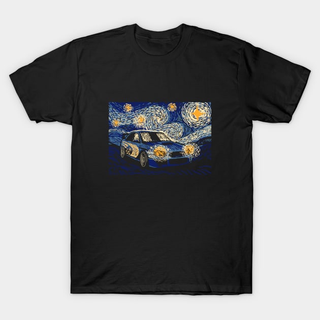 The Subie Night T-Shirt by pujartwork